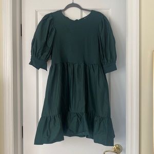 NWT NEVER WORN Zara Balloon Sleeve Mini Baby Doll Dress